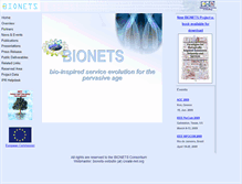 Tablet Screenshot of bionets.eu